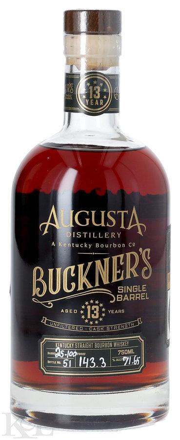 Augusta "Buckner's" 13 Year Old Single Barrel Cask Strength Kentucky Straight Bourbon Whiskey - Private Barrel (Hazmat)