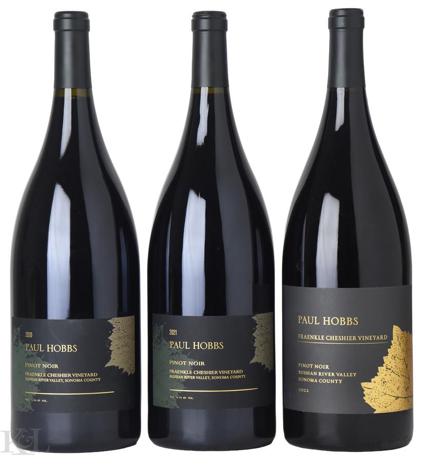 2020-2022 Paul Hobbs "Fraenkle Cheshier Vineyard" Russian River Valley Pinot Noir (1.5) Vertical