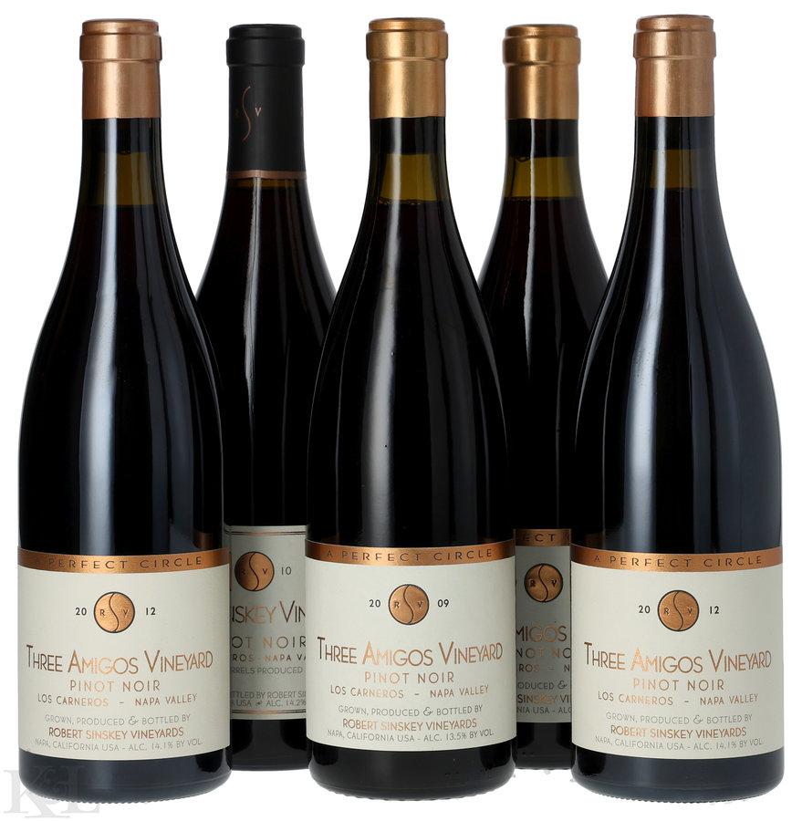 2009, 2010, 2012 Robert Sinskey Carneros Pinot Noir Tasting Lot