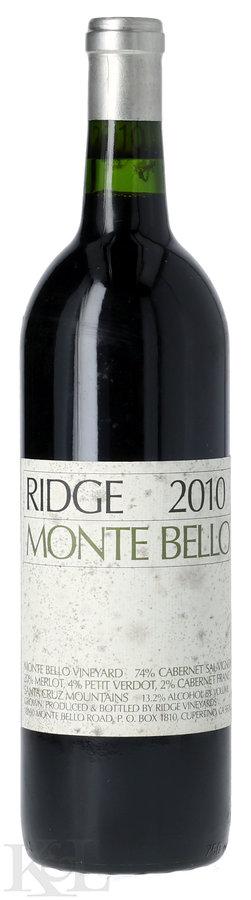 2010 Ridge Vineyards "Monte Bello" Santa Cruz Mountains Cabernet Sauvignon