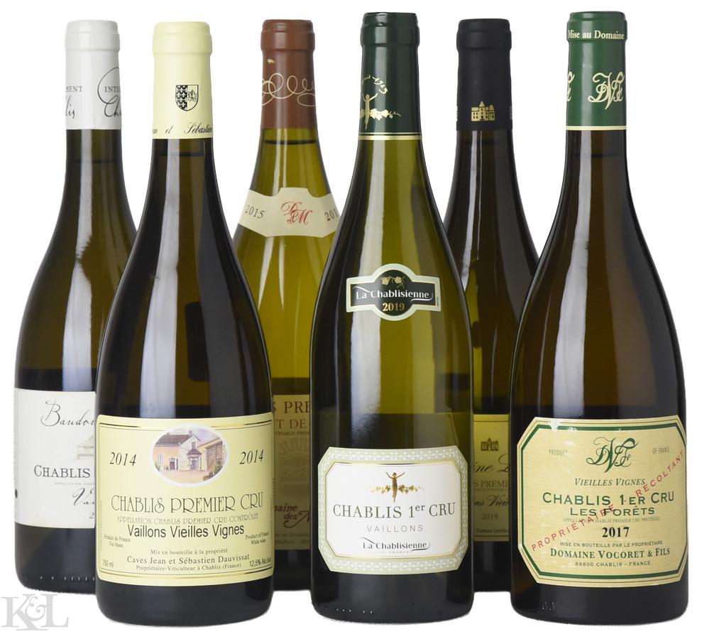 Assorted Northern Burgudy Chablis Tasting Lot