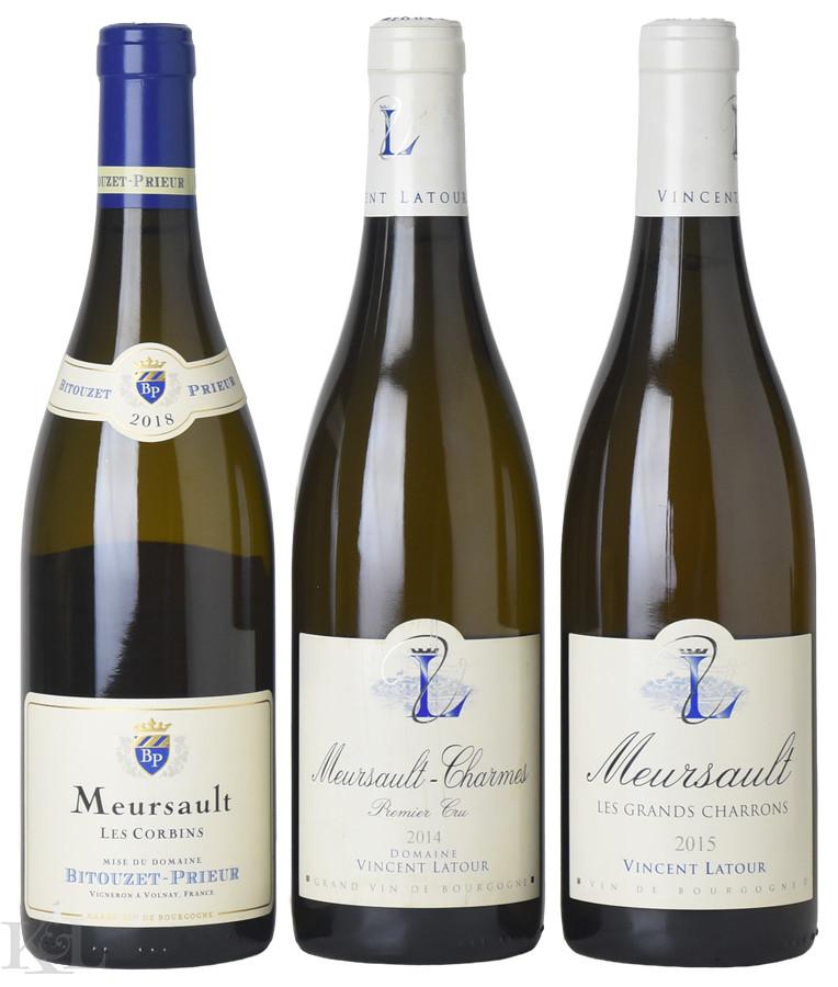 2014, 2015, 2018 Côte de Beaune White Burgundy Tasting Lot