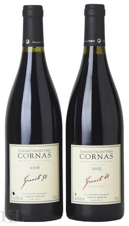 2015 & 2016 Vincent Paris "Granit 60" Cornas Vieilles Vignes & Cornas Tasting Lot