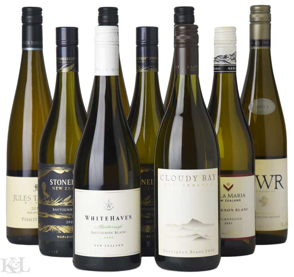 Assorted Marlborough Gewurztraminer, Pinot Gris & Sauvignon Blanc Marlborough Tasting Lot