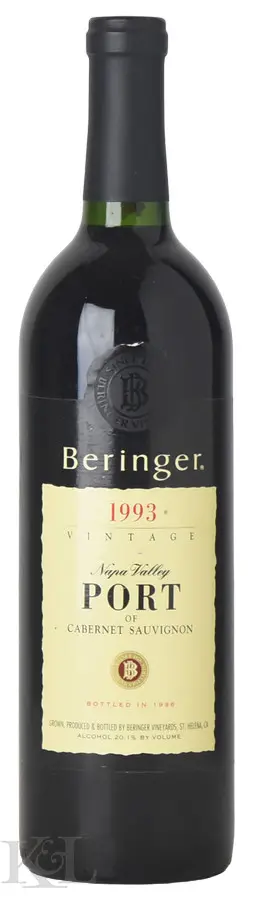 1993 Beringer Napa Valley Cabernet Sauvignon Port