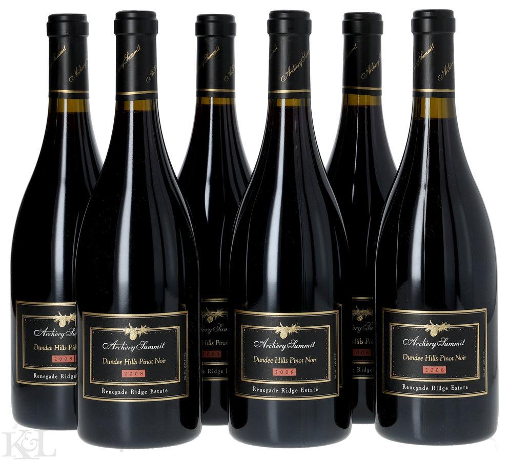2008 Archery Summit "Renegade Ridge Estate" Dundee Hills Pinot Noir