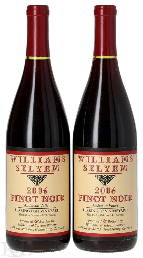 2006 Williams Selyem "Ferrington Vineyard" Anderson Valley Pinot Noir