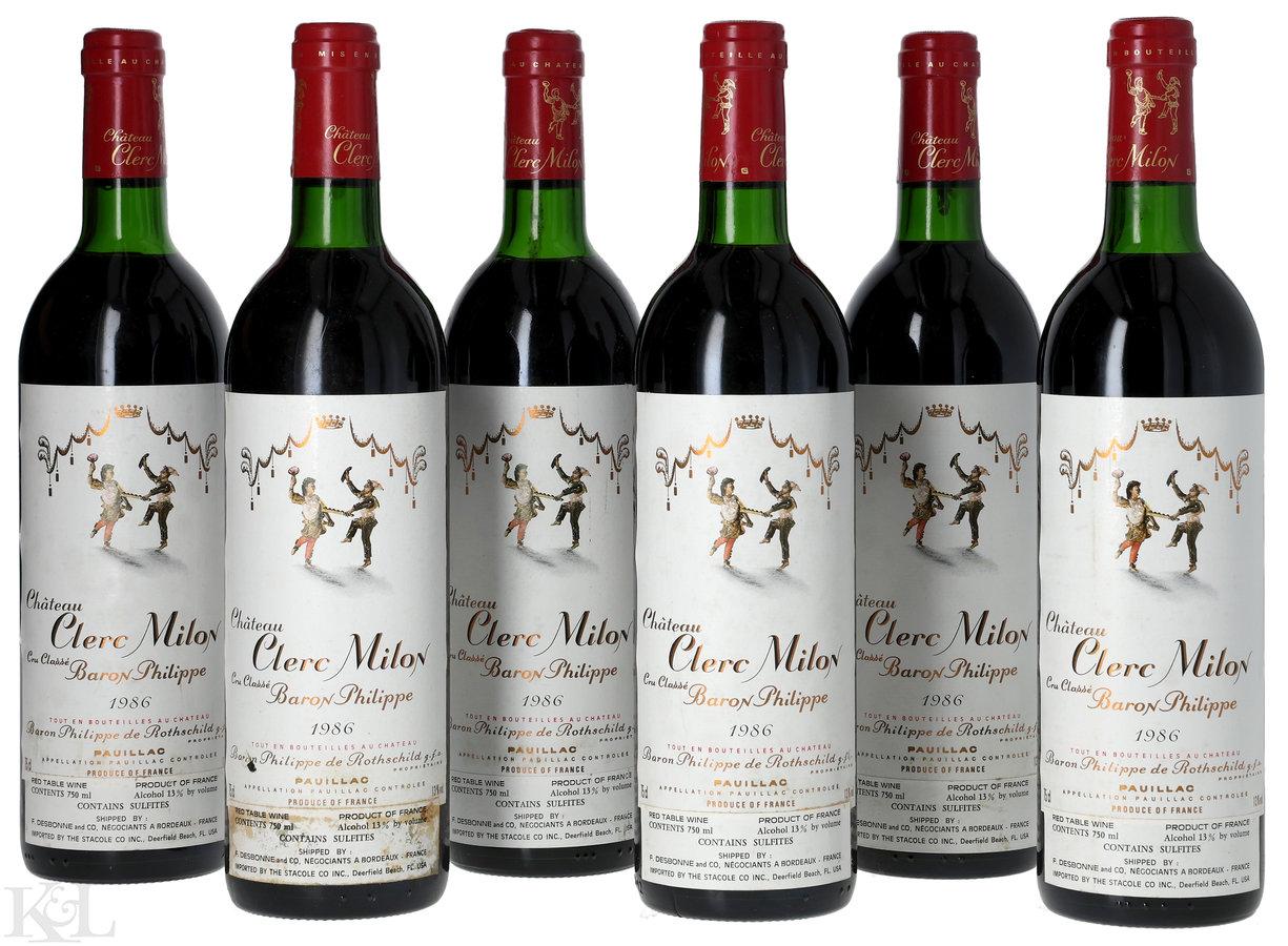 1986 Clerc-Milon, Pauillac