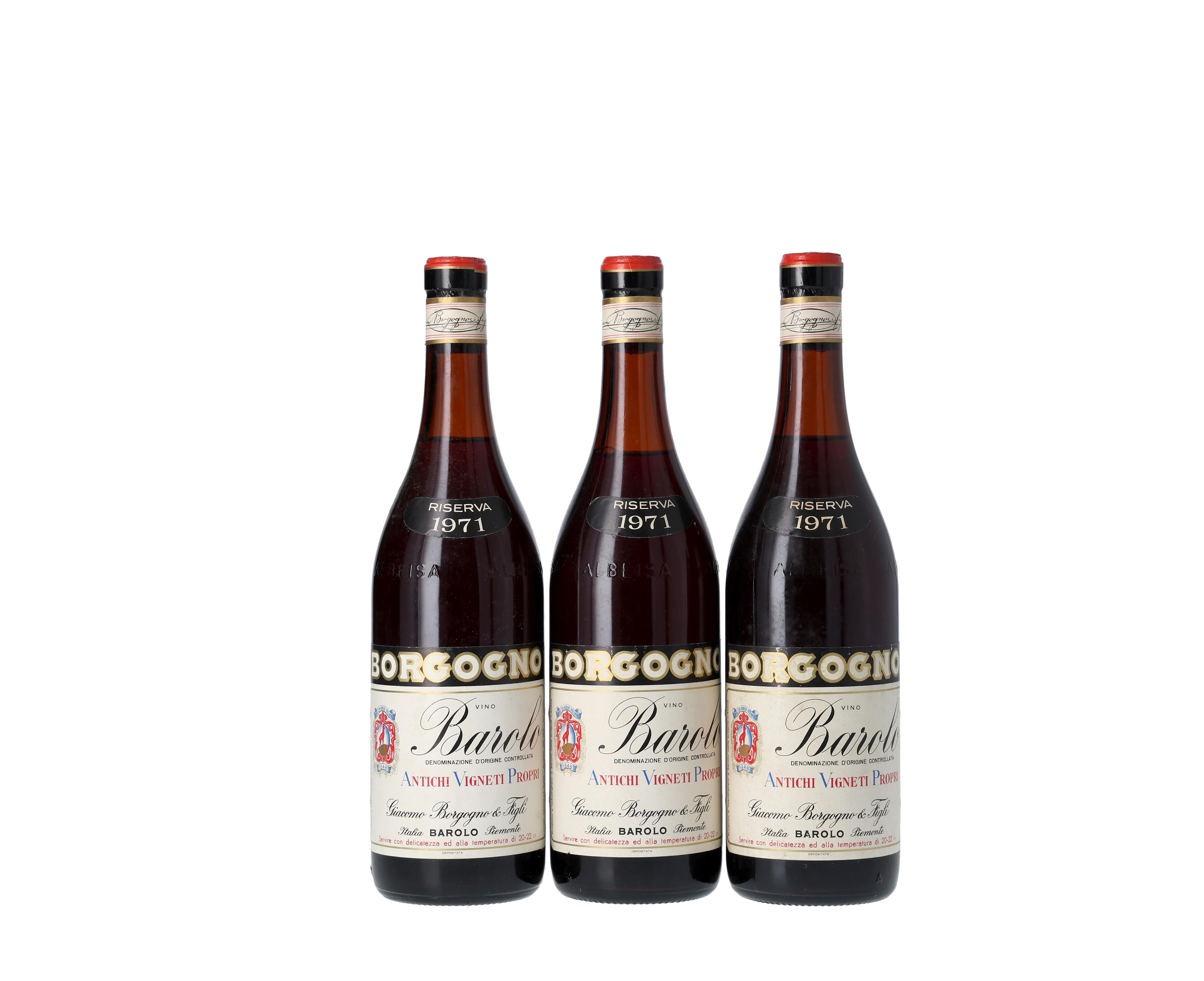 1971 Giacomo Borgogno & Figli "Antichi Vigneti Propri" Barolo Riserva