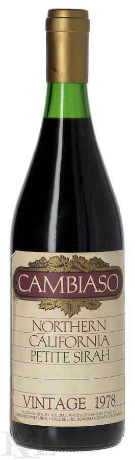 1978 Cambiaso California Petite Sirah