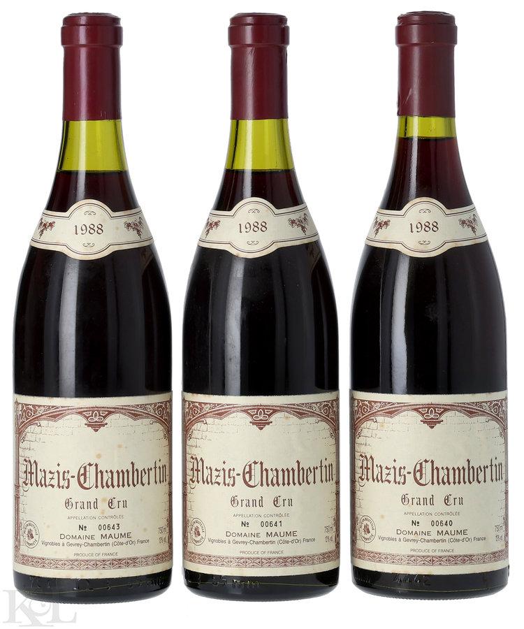 1988 Domaine Maume Mazis-Chambertin Grand Cru