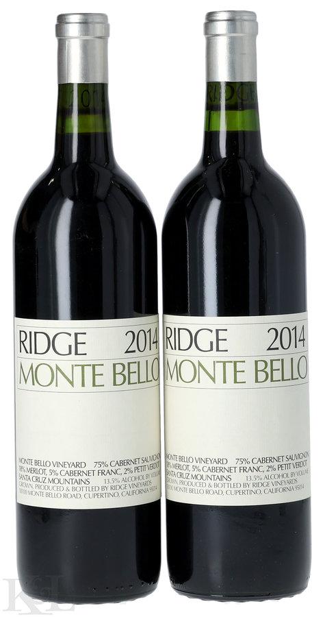 2014 Ridge Vineyards "Monte Bello" Santa Cruz Mountains Cabernet Sauvignon