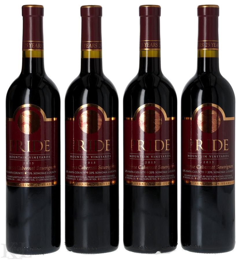 2015 Pride Mountain "Reserve" Sonoma-Napa Counties Cabernet Sauvignon