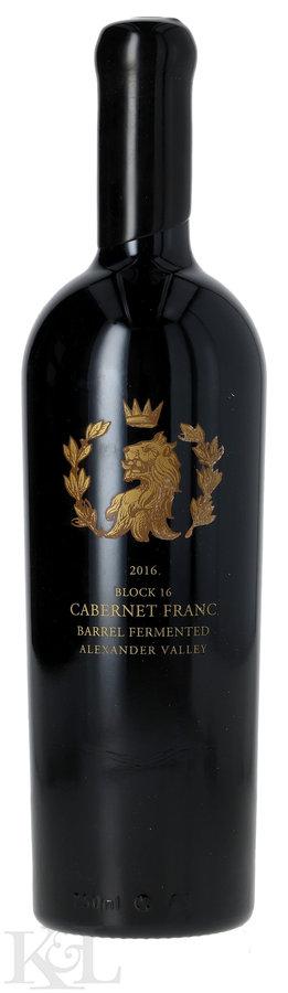 2016 Lancaster Estate "Block 16-Barrel Fermented" Alexander Valley Cabernet Franc