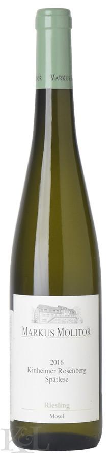 2016 Markus Molitor Kinheimer Rosenberg Riesling Spätlese Green Capsule Mosel