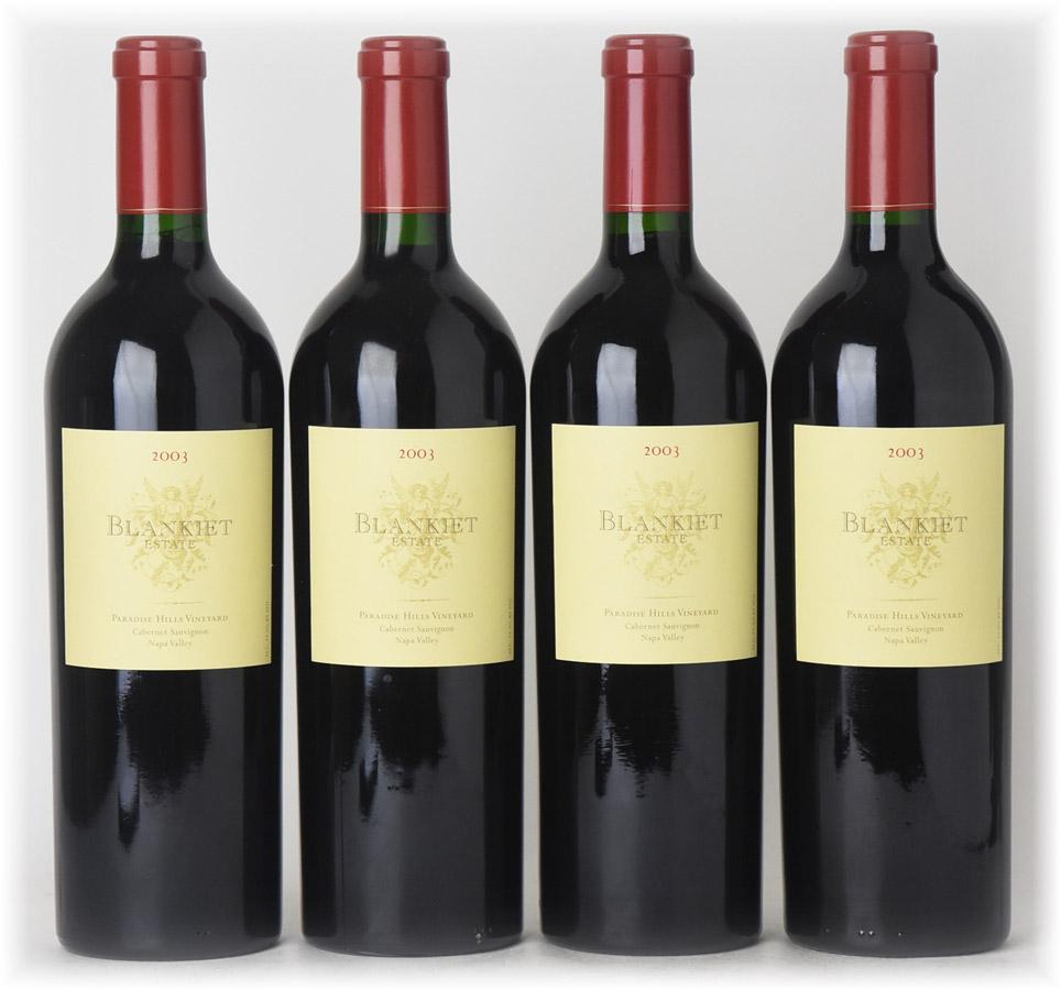 2003 Blankiet "Paradise Hills Vineyard" Napa Valley Cabernet Sauvignon