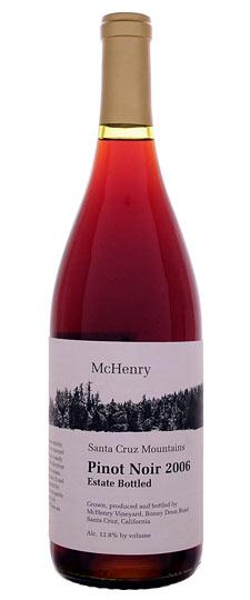 2006 McHenry Estate Santa Cruz Mountains Pinot Noir