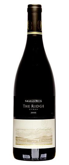 2003 Graham Beck "The Ridge" Syrah Robertson