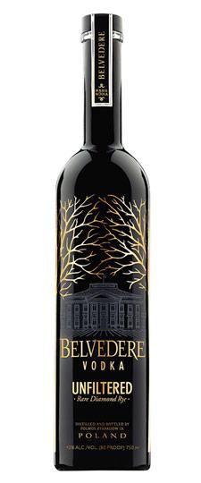 Belvedere "Intense Unfiltered" Polish Rye Vodka (750ml)