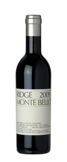 2009 Ridge Vineyards "Monte Bello" Santa Cruz Mountains Cabernet Sauvignon (375ml)