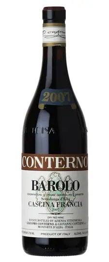 2007 Giacomo Conterno "Cascina Francia" Barolo
