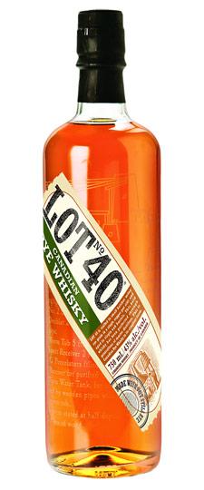 Lot 40 Copper Pot Still Canadian Rye Whisky (750ml)