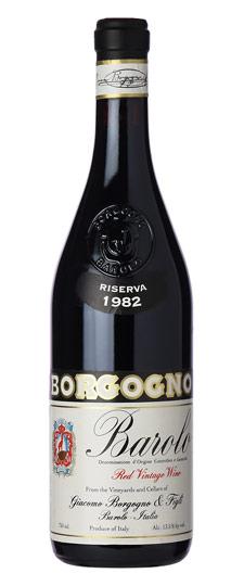 1982 Giacomo Borgogno Barolo Riserva