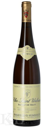 2005 Zind-Humbrecht "Rangen de Thann - Clos St Urbain" Gewurztraminer Grand Cru Alsace
