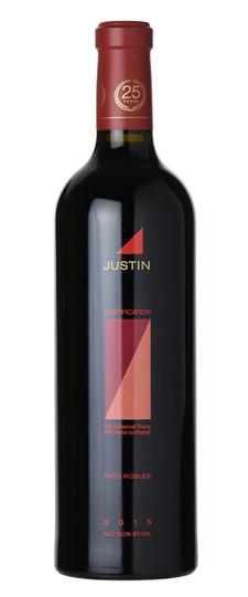 2015 Justin "Justification" Paso Robles Cabernet Franc-Merlot