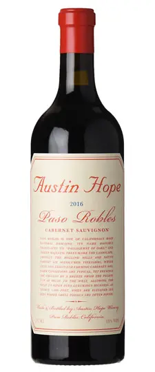 2016 Austin Hope Paso Robles Cabernet Sauvignon