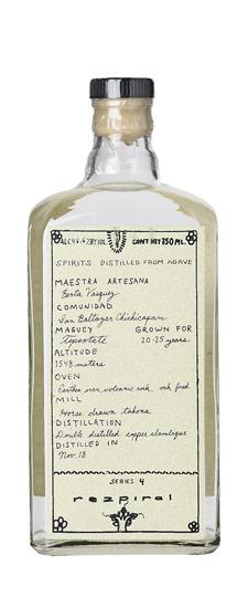 Rezpiral Tepeztate "Series 4 - K&L Exclusive" (Berta Vasquez) San Baltazar Chichicapam Uncertified Oaxacan Mezcal (750ml)