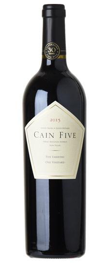 2015 Cain "Five" Spring Mountain District Bordeaux Blend
