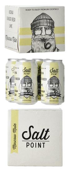Salt Point Moscow Mule Cocktail -1 case (24x12oz can)