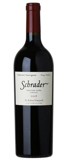 2018 Schrader "Heritage Clone - To Kalon Vineyard" Napa Valley Cabernet Sauvignon
