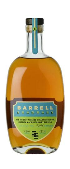 Barrell Craft Spirits "Seagrass" Martinique Rum, Apricot Brandy & Madeira Finished Cask Strength Straight Rye Whiskey (750ml)