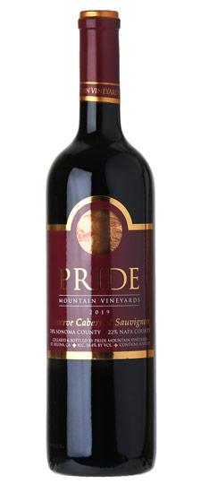 2019 Pride Mountain "Reserve" Napa-Sonoma Counties Cabernet Sauvignon