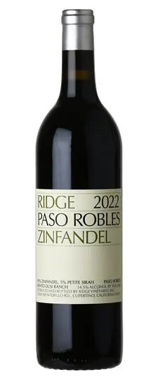 2022 Ridge Vineyards Paso Robles Zinfandel