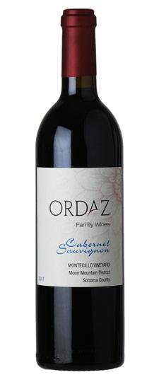 2017 Ordaz Family Wines "Montecillo Vineyard" Moon Mountain Cabernet Sauvignon