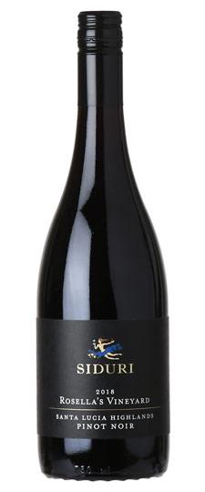 2018 Siduri "Rosella's Vineyard" Santa Lucia Highlands Pinot Noir