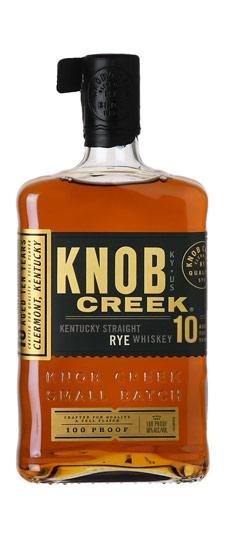Knob Creek 10 Year Old Small Batch Rye Whiskey (750ml)