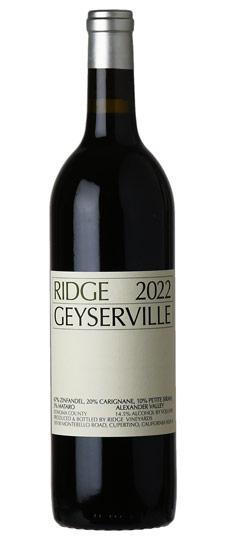 2022 Ridge Vineyards "Geyserville" Alexander Valley Zinfandel
