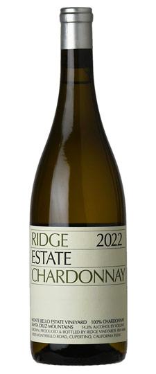 2022 Ridge Vineyards "Estate" Santa Cruz Mountains Chardonnay