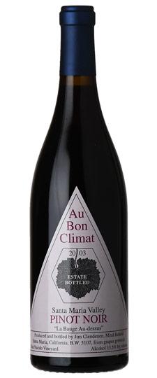 2003 Au Bon Climat "La Bauge Au-Dessus" Santa Maria Valley Pinot Noir (Winery Direct Library Release)