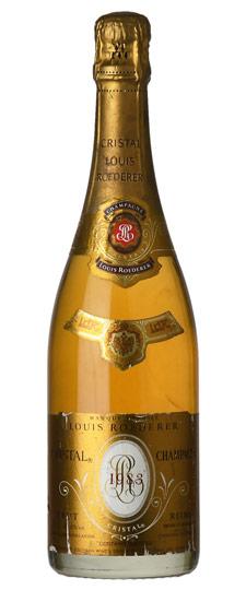 1983 Roederer "Cristal" Brut Champagne (scuffed label, oxidized capsule, missing cellophane)