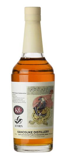 Kanosuke "A Pacific Ocean Collaboration" K&L Wine Merchants & Acorn LTD ex-Cognac Finished Single Barrel Cask #21494 Strength Non-Chillfiltered Japanese Single Malt Whiskey (700ml)