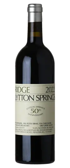 2022 Ridge Vineyards "Lytton Springs - 50th Anniversary" Dry Creek Valley Zinfandel