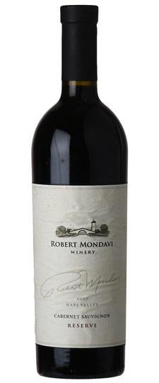 2007 Robert Mondavi "Reserve" Napa Valley Cabernet Sauvignon (wrinkled label)