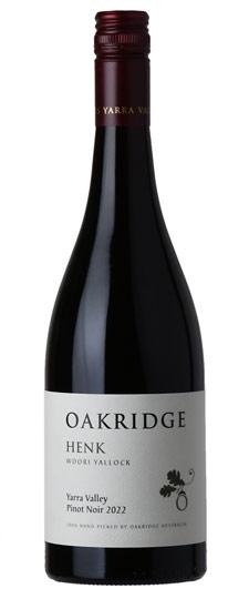 2022 Oakridge "Henk Vineyard" Pinot Noir Yarra Valley Victoria