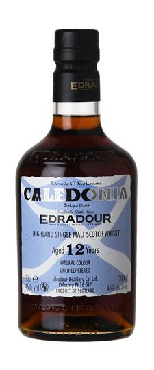 Edradour 12 Year Old "Caledonia" Single Malt Whisky (700ml)