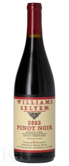 2022 Williams Selyem "Savoy Vineyard" Anderson Valley Pinot Noir